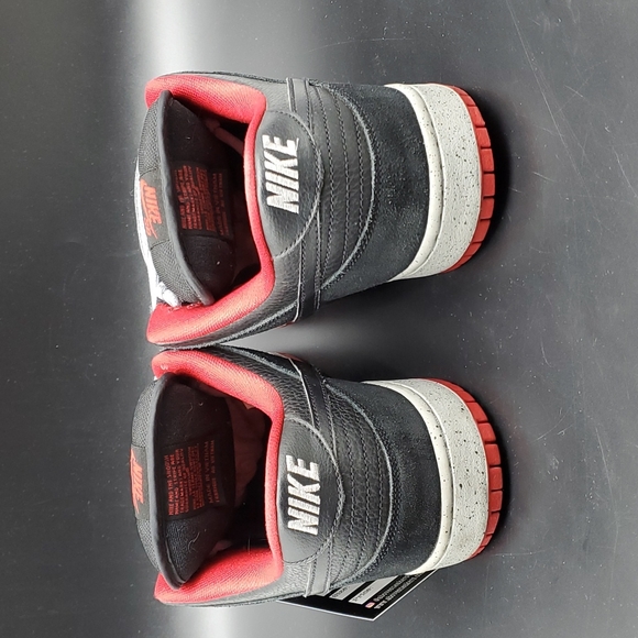 NIKE SB DUNK LOW PRO BLACK CEMENT - Picture 3 of 12